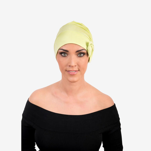 Turbante oncológico Coqueta, prenda de algodón