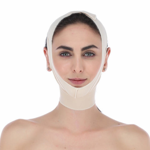 Máscara Postoperatoria Facial Cerrada, Ajustable