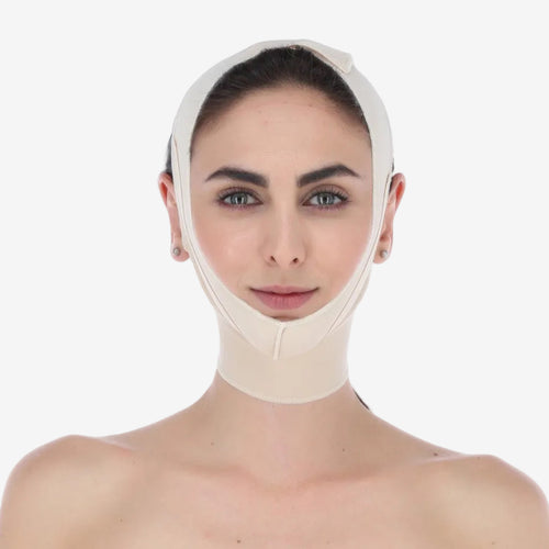 Máscara Postoperatoria Facial Cerrada, Ajustable