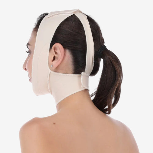 Máscara Postoperatoria Facial Cerrada, Ajustable