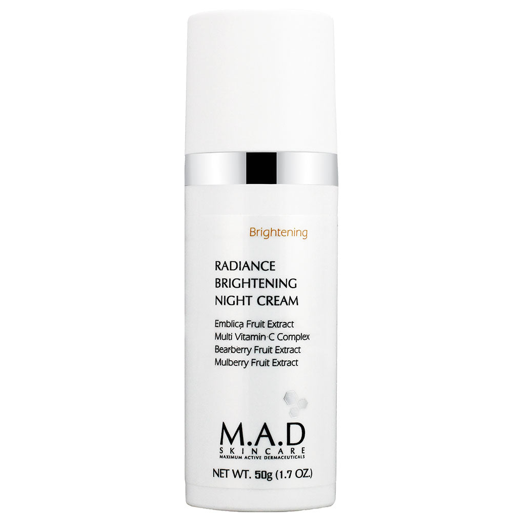 Radiance Brightening Night Cream, tratamiento antiarrugas y despigmentante.