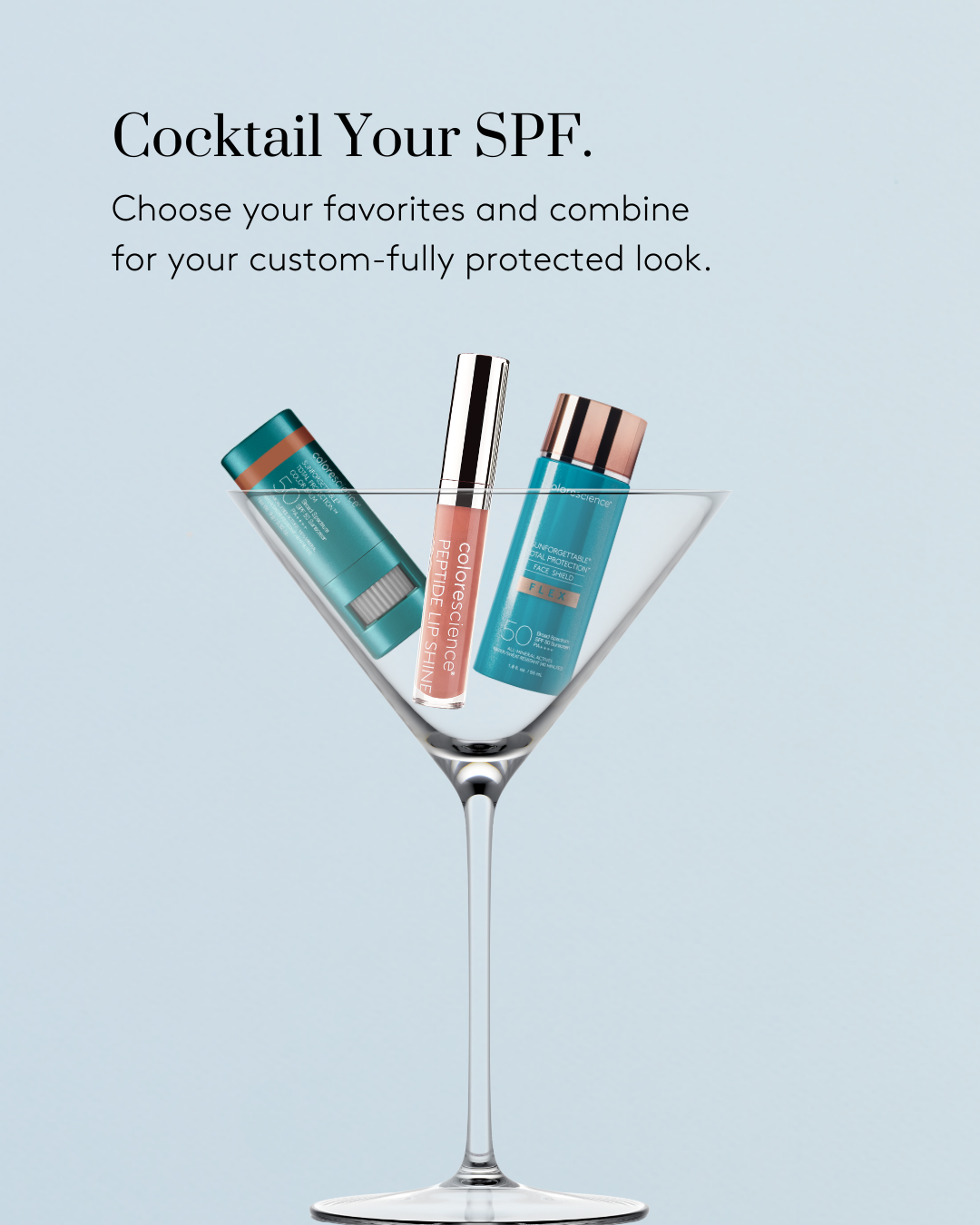 Protección facial 360 con color, Shield Flex + Color Balm + Lip Shine ✨