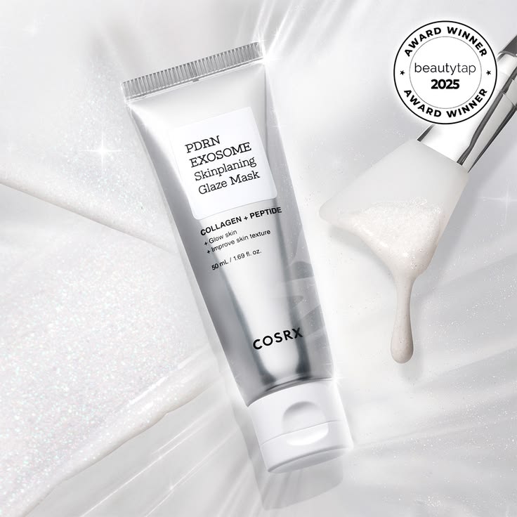 COSRX PDRN Exosome Skinplaning Glaze Mask | Mascarilla peel-off efecto glass skin | Glow, firmeza e hidratación intensiva