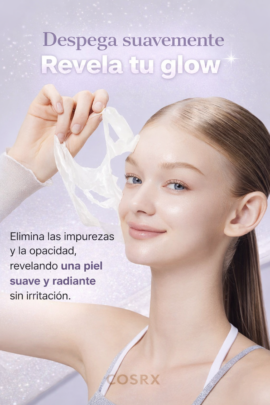 COSRX PDRN Exosome Skinplaning Glaze Mask | Mascarilla peel-off efecto glass skin | Glow, firmeza e hidratación intensiva