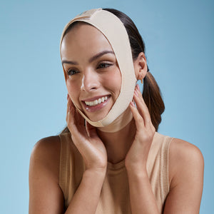 Máscara Postoperatoria Facial Cerrada, Ajustable
