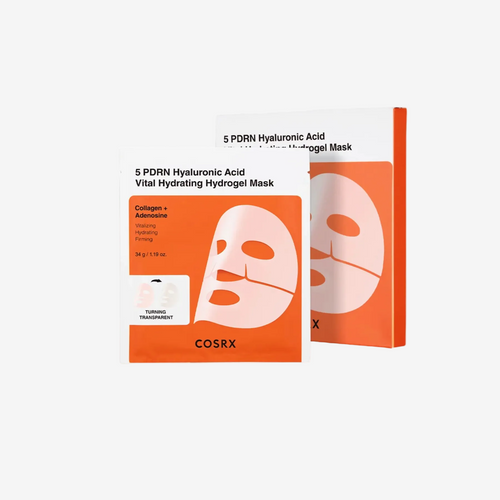 5 PDRN Hyaluronic Acid Vital Hydrating Hydrogel Mask (3 mascarillas)
