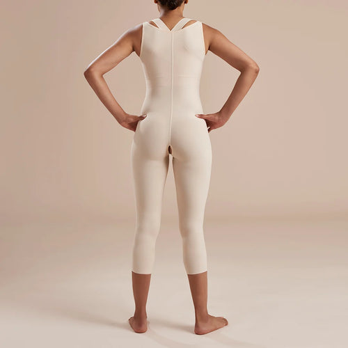 Faja Post Operatoria Hasta la Pantorrilla Con Tirantes y Broches, Primera Etapa