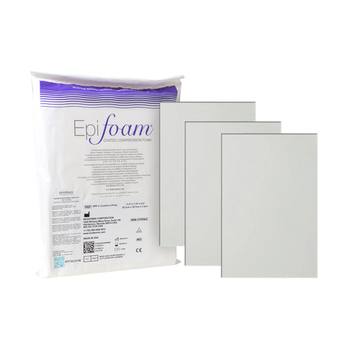 Epifoam, lámina de poliuretano médico y silicón para inflamación y hematomas. 3 piezas