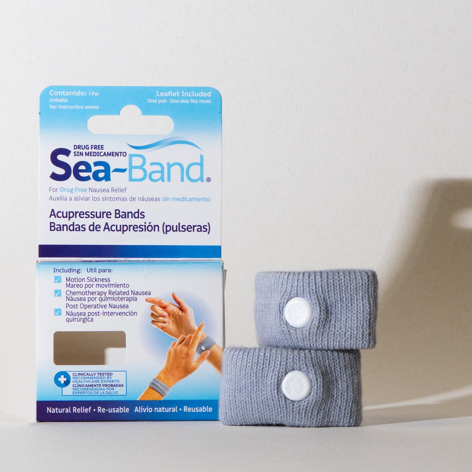 SEA BAND Pulsera para eliminar mareos y náuseas