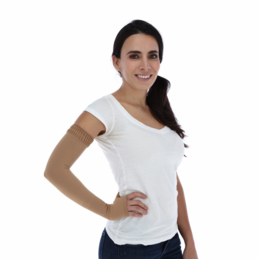 Medical, manga con guante para linfedema