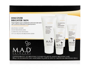 Discover Brighter Skin. Incluye 4 productos