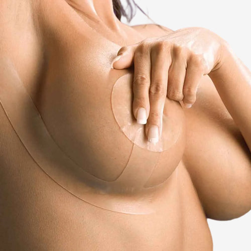 Biodermis. Epi-Derm, láminas de silicón grado médico para reducir cicatrices por mastopexia. 2 piezas