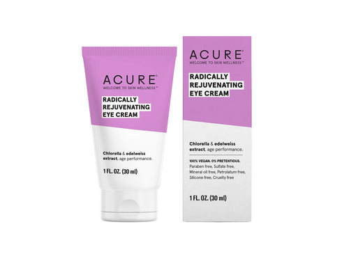 Acure. Radically Rejuvenating Eye Cream, contorno de ojos antiedad. 30 ml