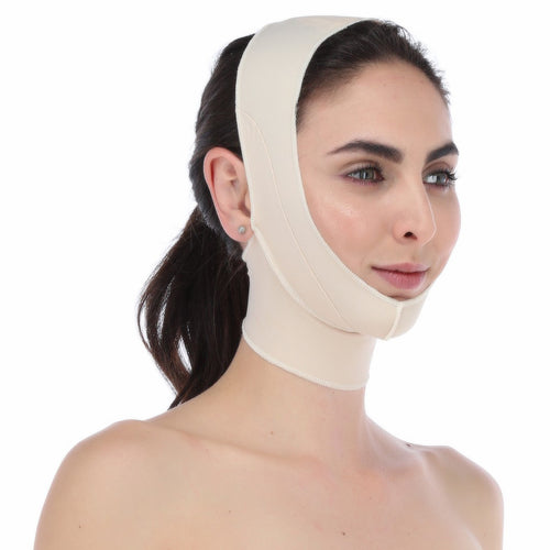 Máscara Postoperatoria Facial Cerrada, Ajustable