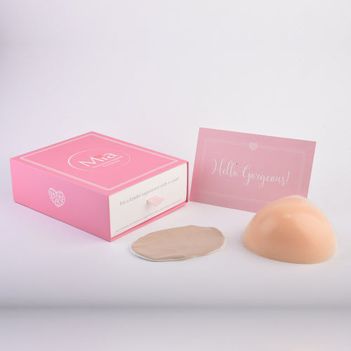 MIA® Comfort. Peso Estándar, Suave, Forma Triángular. Prótesis mamaria externa post mastectomía