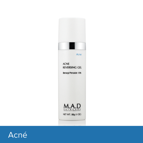 Acne Reversing Gel 10% BPO, gel ligero para tratar el acné.
