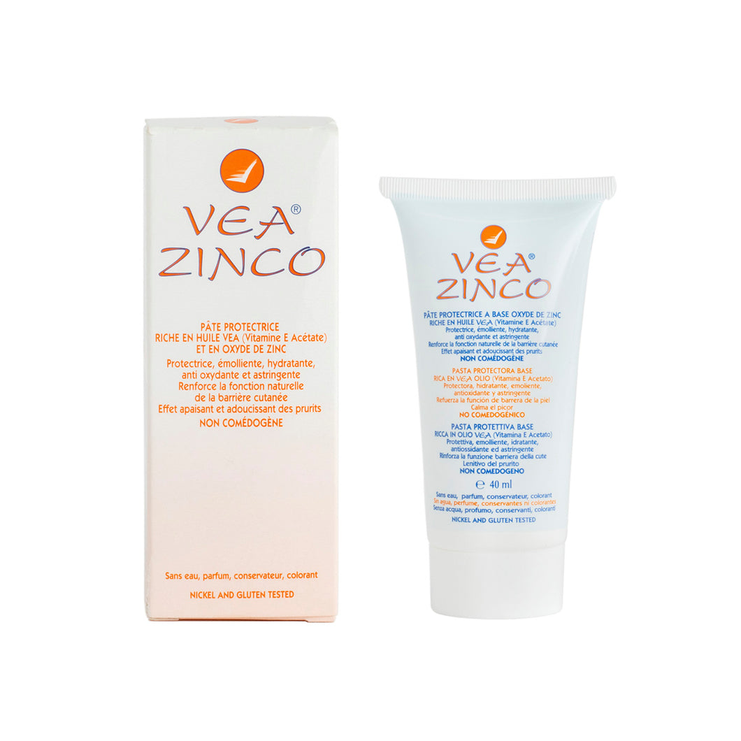 Zinco, pasta protectora con vitamina E y Oxido de Zinc