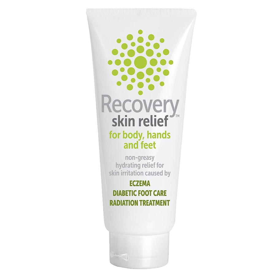 Recovery Skin relief for body, hands and feet. Crema corporal con fórmula no grasosa para mejorar la condición de la piel con eczema y durante la radioterapia, 110 ml